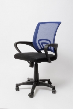 Кресло офисное OC 9030 черносинее